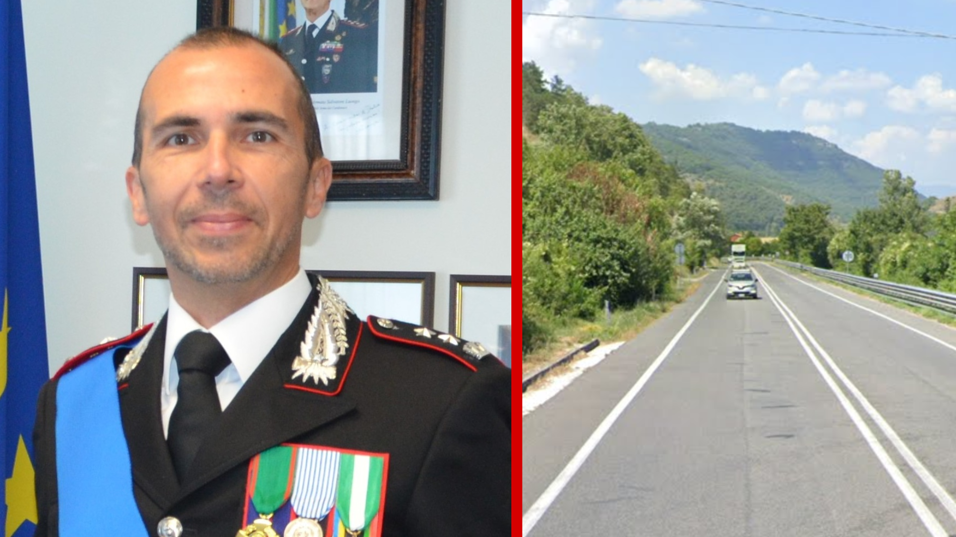 Morto Matteo Branchinelli nell’incidente a San Giovanni Reatino, ex comandante Reparto Operativo di Rieti Morto Matteo Branchinelli nell’incidente a San Giovanni Reatino, ex comandante Reparto Operativo di Rieti
