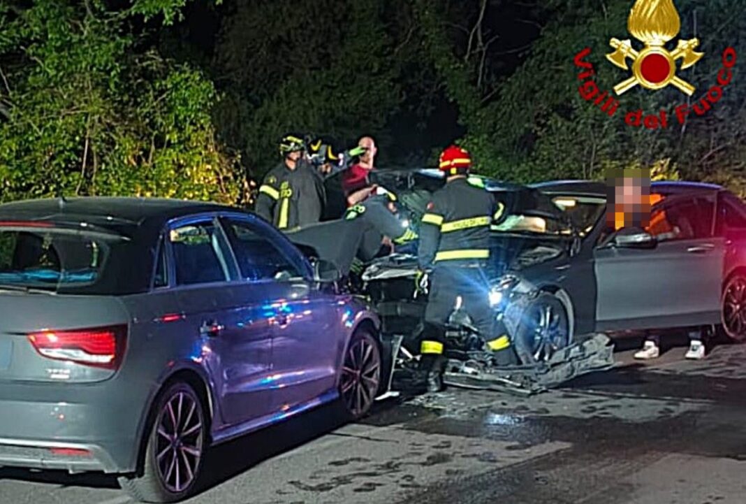 incidente piediluco rieti